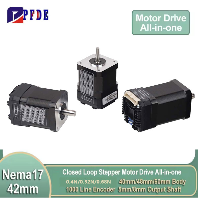 Closed Loop Stepper Motor Nema 17 - Nema17 Шаговый двигатель с замкнутым контуром,