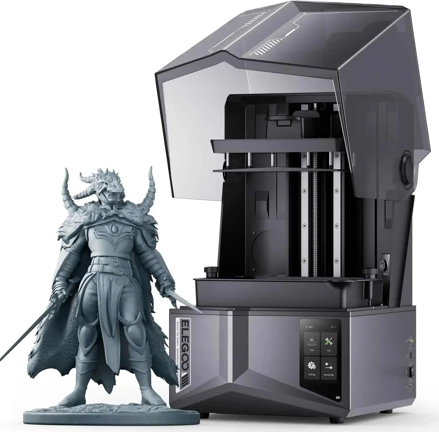 3D-принтер Saturn 4 Ultra 12K  – обзор и цена 12K Monochrome Lcd Resin 3D Printer